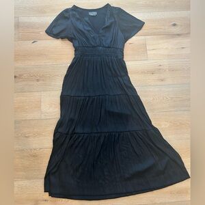 Anthropologie Black Sommerset Maxie Dress